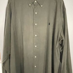 Mens Ralph Lauren long sleeve button down shirt XL.